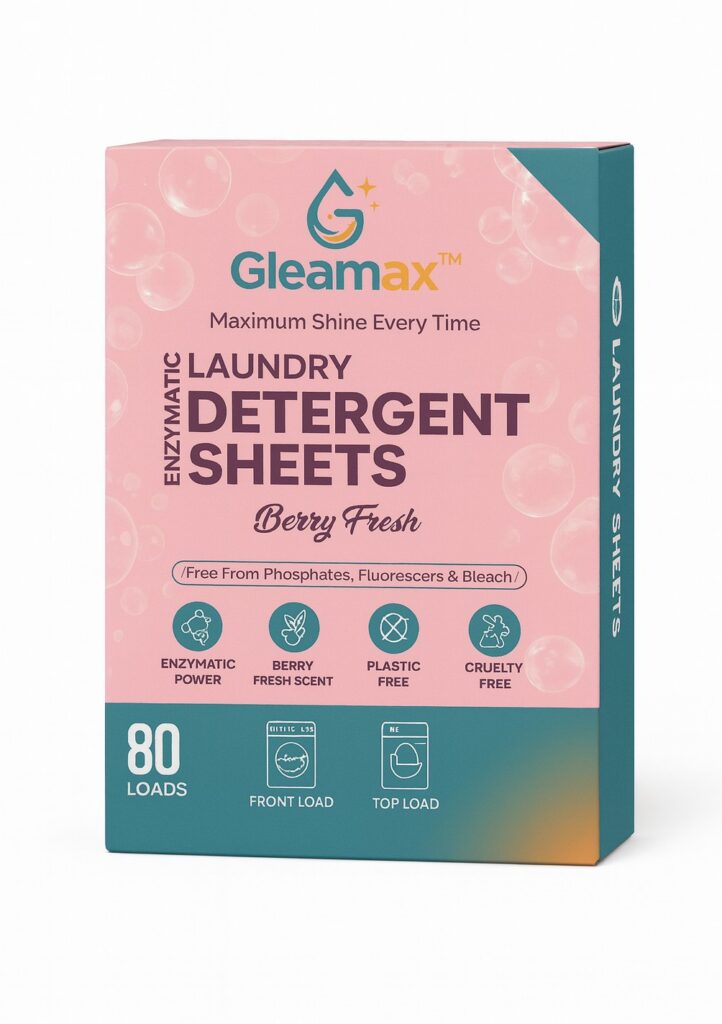 nzymatic Laundry Detergent Sheets – Berry Fresh
